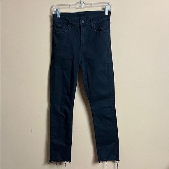 MOTHER Size 25 Mid-Rise Dazzler Ankle Length Step Fray Not Guilty Wash Jeans - Picture 1 of 7